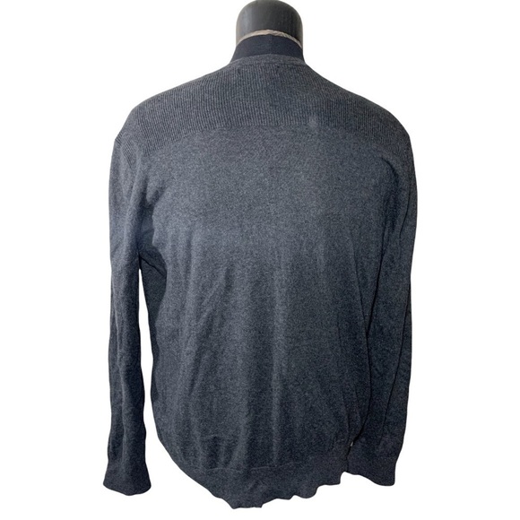 banana Republic Men's XL Cotton Cashmere Gray Sweater Crew Neck Long Sleeves - Picture 3 of 7
